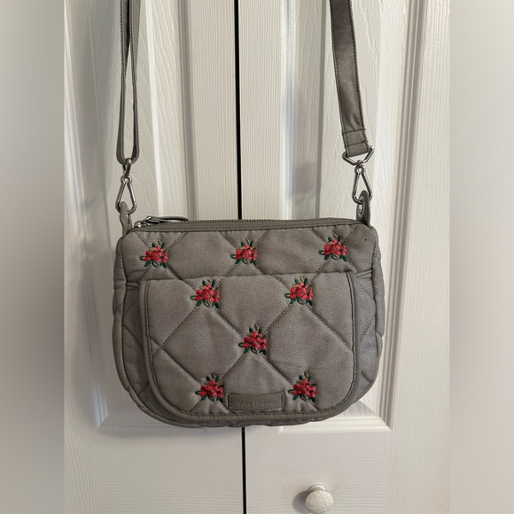 Vera Bradley: Iconic Turnabout Crossbody-Denim Gray - Picture 3 of 8